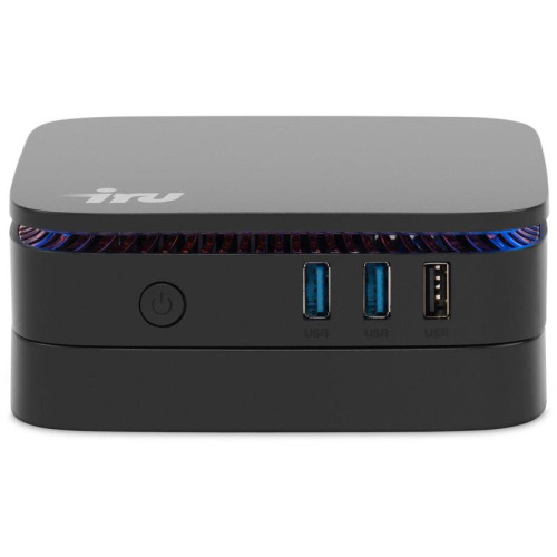 Неттоп IRU 110JLCN Cel N5105 (2) 8Gb SSD256Gb UHDG noOS GbitEth WiFi BT 30W черный (1975163)