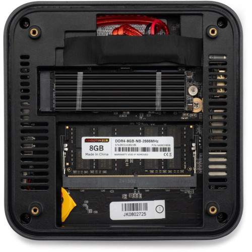 Неттоп IRU 110ALCN N100 (0.8) 8Gb SSD256Gb UHDG Windows 11 Professional GbitEth WiFi BT черный (2012495)