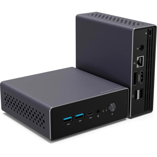 Неттоп Digma Pro Minimax U1 i5 1335U (1.3) 16Gb SSD512Gb UHDG Windows 11 Professional GbitEth WiFi BT 60W темно-серый/черный (DPP5-ADXW03)