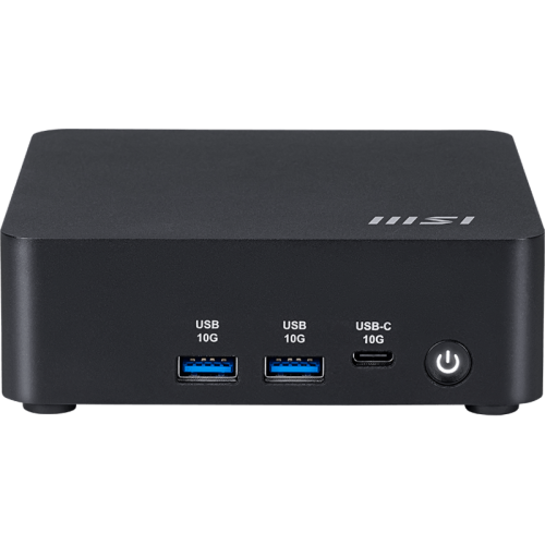 Неттоп MSI Cubi NUC AI 1UMG-043XRU Core Ultra 5 125H (1.2) 16Gb SSD512Gb Graphics CR без ОС 2xGbitEth WiFi BT 120W черный (9S6-B20911-043)