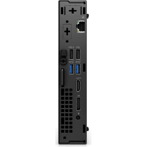 Неттоп Dell Optiplex 7020 Micro i3 14100T (2.7) 8Gb SSD256Gb UHDG 730 Windows 11 Professional GbitEth WiFi BT 90W мышь клавиатура черный (7020-3861)