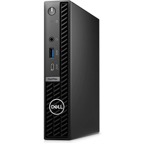Неттоп Dell Optiplex 7020 Micro i3 14100T (2.7) 8Gb SSD512Gb UHDG 730 Linux Ubuntu GbitEth WiFi BT 65W мышь клавиатура черный (7020-3850)