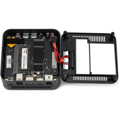 Неттоп IRU 110ALCN N200 (1) 8Gb SSD256Gb UHDG Windows 11 Professional GbitEth WiFi BT черный (2012500)