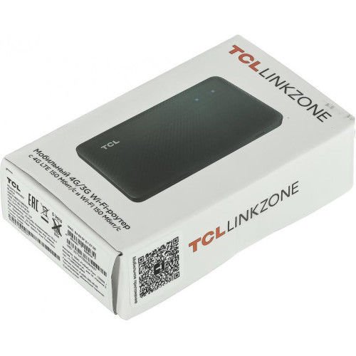 Модем 2G/3G/4G TCL Link Zone MW42V USB Wi-Fi Firewall +Router внешний черный Модем 2G/3G/4G TCL Link Zone MW42V USB Wi-Fi Firewall +Router внешний черный