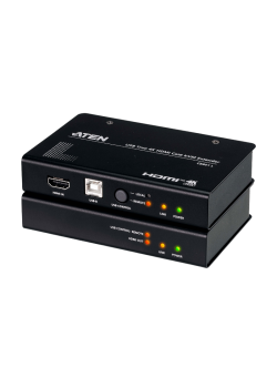 КВМ улинитель USB True 4K HDMI Cat 6 (4K @ 70 m / FHD @ 100 m)/ USB True 4K HDMI Cat 6 KVM Extender (4K @ 70 m / FHD @ 100 m)