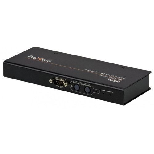 Удлинитель, SVGA+KBD&MOUSE PS/2+AUDIO+RS232, 150 метр., SPHD17+HD-DB15+2x6MINIDIN+2xMINI JACK+DB9, Female, c KVM-шнуром PS2x1.8м., Б.П. 220> 5.3V, (2 консоли;макс.разр. 1600х1200/150м 60Hz/1920x1200/30м 60Hz DDC2B защита ESD/перенапр.)/ PS/2 KVM EXTENDER 