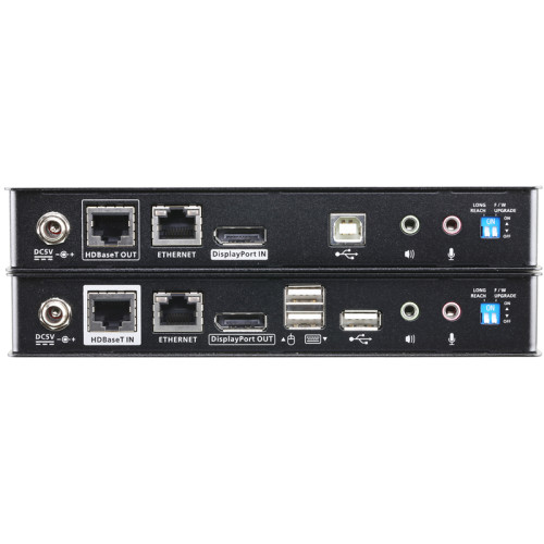 Видео-удлинитель (локальный модуль), выходы:1 x DisplayPort, 1 x USB тип B, 1 x аудио 3,5 мм, 1 x аудио 3,5 мм, 1 x гнездо RJ-45, видео: 1080P на 100м (Cat 5e), питание: DC5V:6.74W:47BTU/ USB DisplayPort HDBaseT2.0 KVM Extender, Local Видео-удлинитель (локальный модуль), выходы:1 x DisplayPort, 1 x USB тип B, 1 x аудио 3,5 мм, 1 x аудио 3,5 мм, 1 x гнездо RJ-45, видео: 1080P на 100м (Cat 5e), питание: DC5V:6.74W:47BTU/ USB DisplayPort HDBaseT2.0 KVM Extender, Local