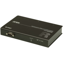 Видео-удлинитель (удаленный модуль), выходы:1 x DisplayPort, 3 x USB тип А, 1 x аудио 3,5 мм, 1 x аудио 3,5 мм, 1 x гнездо RJ-45, видео: 1080P на 100м (Cat 5e), питание: DC5V:6.74W:47BTU/ USB DisplayPort HDBaseT2.0 KVM Extender, Remote
