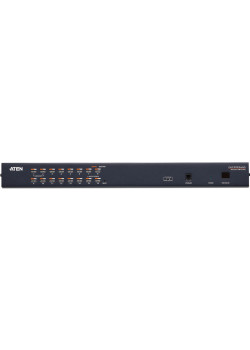 16-портовый КВМ-коммутатор высокой плотности с кабелем Cat 5  KH1516A/KH1516A-AX-G/ 16 Port Cat 5 High Density KVM SW W/POWER