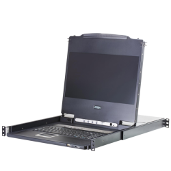 8-портовый KVM-переключатель с ЖК-дисплеем Slideaway/ATEN/ 17.3