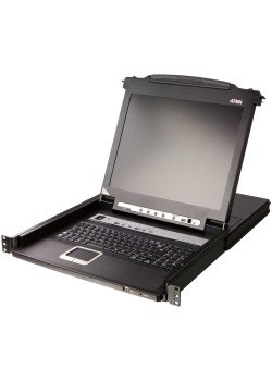 8-портовый IP KVM-переключатель с ЖК-дисплеем Slideaway/ATEN/CL5708iMR / SINGLE RAIL 8P PS/2-USB LCDKVMP 17INCH WIH IP/ SINGLE RAIL 8P PS/2-USB LCDKVMP 17INCH WIH IP