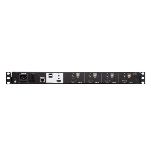 18'' 5 4-портовый HDMI Multi-View -переключатель с ЖК-дисплеем и двойными рельсами/ 18.5