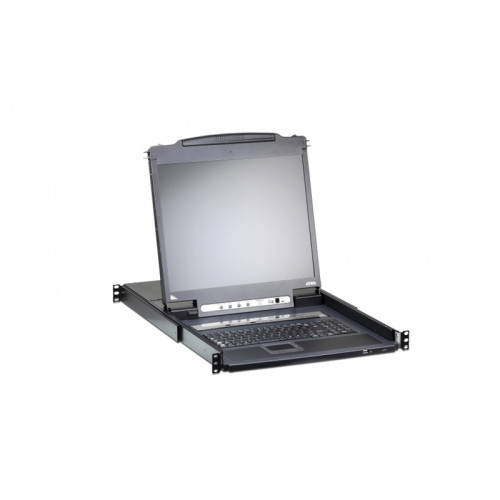 16-портовый IP KVM-переключатель с ЖК-дисплеем Slideaway/ATEN/ SINGLE RAIL 16P PS/2-USB LCDKVMP 19INCH WIH IP 16-портовый IP KVM-переключатель с ЖК-дисплеем Slideaway/ATEN/ SINGLE RAIL 16P PS/2-USB LCDKVMP 19INCH WIH IP