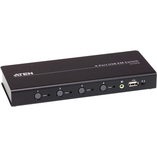 4-портовый USB КМ-переключатель с функцией Boundless Switching (кабели включены)/ 4-Port USB Boundless KM Switch 4-портовый USB КМ-переключатель с функцией Boundless Switching (кабели включены)/ 4-Port USB Boundless KM Switch