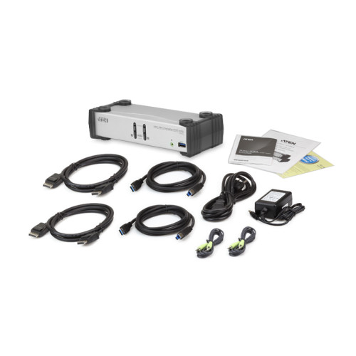 2-портовый, USB 3.0, DisplayPort KVMP™-коммутатор/ 2-port USB 3.0, DisplayPort KVMP™