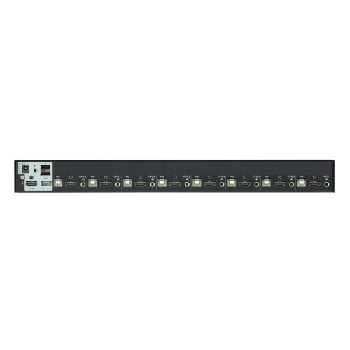 Переключатель, электрон., KVM+Audio+USB 2.0,  1 user USB+HDMI =>  4 cpu USB+HDMI, соШнур. USB 2х1.8м., настол., исп.стандарт, без OSD, некаскад../ 8 PORT USB HDMI KVM SWITCH W/EU PW CORD.