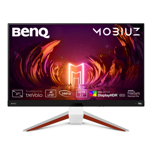 Benq EX2710U 27'', 3840x2160, IPS,  60Hz, 1200:1, 600cd, 1ms, 2*HDMI, DP; 4*USB 3.0,  Speakers, Height adj 100, Flicker-free;Low Blue Light, 3Y, White