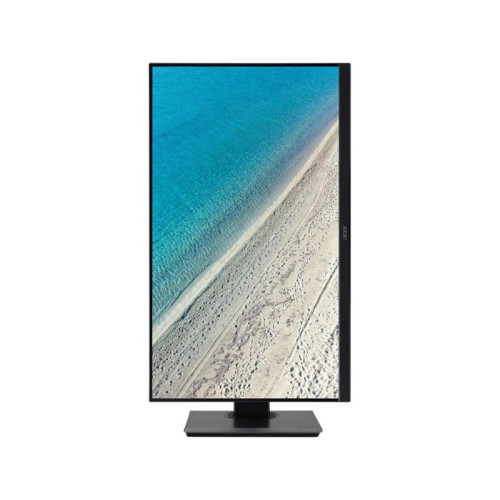 Монитор/ Acer B277KLBbmiiprzx 27'', ZeroFrame, Black, IPS, 3840x2160, 1ms, 350cd, 72Hz, DFR 144Hz@FHD, 2xHDMI(2.0), DP(1.4), USB 3.2x4, USB-B (1up 4down), Speakers 2Wx2, FreeSync, HDR 10, h. adj 165, Vesa:100x100