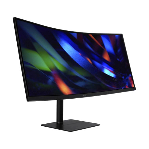 Монитор/ ACER CZ342CURVbmiphuzx 34'', ZeroFrame, Curved 1000R Black, 21:9, VA, 3440x1440, 1 / 0,5ms, 300cd, 180Hz, 1xHDMI(2.0) + 1xDP(1.4) + 1xType-C(65W) + Audio out + USB2.0+USB-B (2up 2down), Speakers 3Wx2, FreeSync Premium, HDR 10, H.Adj. 110, Delta E