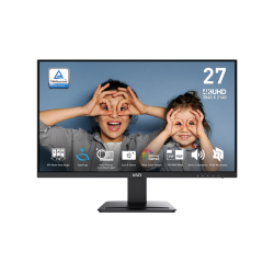 Монитор/ MSI PRO MP273U 27'' 3840x2160, IPS, 178/178, 4мс, 300nit, 1000:1, 60Hz, DP/2HDMI, Audio, T, Black