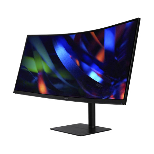 Монитор/ ACER CZ342CURVbmiphuzx 34'', ZeroFrame, Curved 1000R Black, 21:9, VA, 3440x1440, 1 / 0,5ms, 300cd, 180Hz, 1xHDMI(2.0) + 1xDP(1.4) + 1xType-C(65W) + Audio out + USB2.0+USB-B (2up 2down), Speakers 3Wx2, FreeSync Premium, HDR 10, H.Adj. 110, Delta E