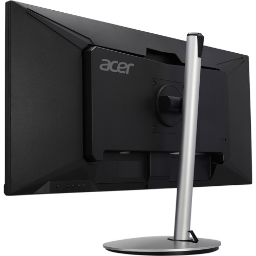 Монитор/ ACER CB342CUsemiphuzx 34'', ZeroFrame, Silver, 21:9, IPS, 3440x1440, 1 / 4ms, 400cd, 75Hz, 1xHDMI(2.0) + 1xDP(1.2) + 1xType-C(65W) + RJ45 + Audio out + USB 3.0x2+USB-B (2up 2down), Speakers 3Wx2, sync FreeSync, HDR 400, H.Adj. 150