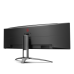 AOC AG493UCX2 49'', Curved, 5120x1440, VA, 165hz, 80M:1, 400cd, 1ms, 3xHDMI 2.0, DP 1.4, 3xUSB 3.2, Type-C 65W, Speakers, H. adj 100mm, 3Y, Black