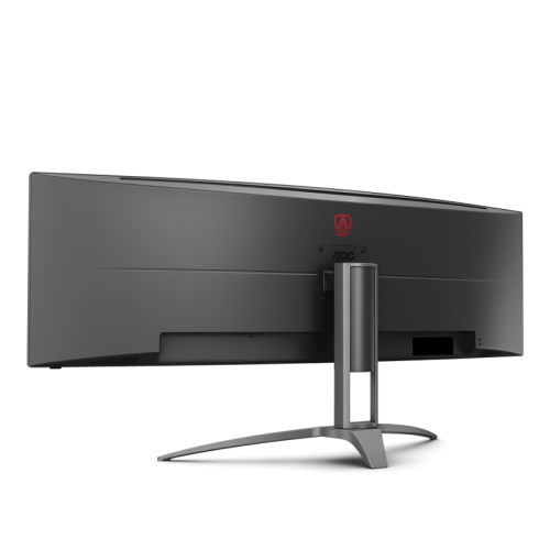 AOC AG493UCX2 49'', Curved, 5120x1440, VA, 165hz, 80M:1, 400cd, 1ms, 3xHDMI 2.0, DP 1.4, 3xUSB 3.2, Type-C 65W, Speakers, H. adj 100mm, 3Y, Black