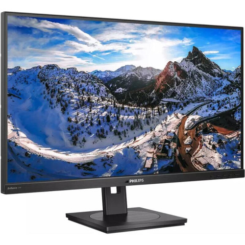 Philips 279P1 (00/01) 27'', 3840x2160, IPS, 50M:1, 350cd, 4ms, 2*HDMI 2.0, DP 1.4, 4*USB, Type-c 90W,  Speakers , h. adj 150, pivot, VESA, 3Y, Black