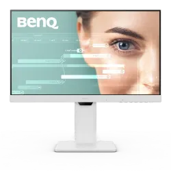 Мониторы/ Benq GW2486TC 23.8'', 1920x1080, IPS,  100Hz, 1300:1, 250cd, 5ms, HDMI, DP, Speakers, Height adj 130, Pivot, Flicker-free;Low Blue Light, 3Y, White