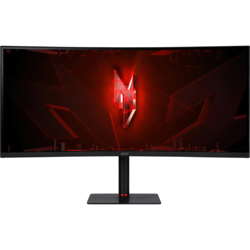 Монитор/ ACER XV345CURV3bmiphuzx 34'', ZeroFrame, Curved 1000R Black, 21:9, VA, 3440x1440, 1 / 0,5ms, 300cd, 180Hz, 1xHDMI(2.0) + 1xDP(1.4) + 1xType-C(65W) + Audio out + USB 2.0x2+USB-B(2up 2down), Speakers 3Wx2, FreeSync Premium, HDR 10, H.Adj. 110, Delt