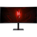 Монитор/ ACER XV345CURV3bmiphuzx 34'', ZeroFrame, Curved 1000R Black, 21:9, VA, 3440x1440, 1 / 0,5ms, 300cd, 180Hz, 1xHDMI(2.0) + 1xDP(1.4) + 1xType-C(65W) + Audio out + USB 2.0x2+USB-B(2up 2down), Speakers 3Wx2, FreeSync Premium, HDR 10, H.Adj. 110, Delt