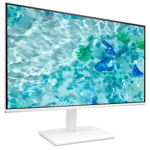 Монитор/ ACER Vero B277Gwmiprx 27'', ZeroFrame, White, PCR 85% + OBP 5%, 16:9, IPS, 1920x1080, 4 (GTG)ms, 250cd, 120Hz, 1xVGA + 1xHDMI(1.4) + 1xDP(1.2) + SPK + Audio in/Out, Speakers 2Wx2, sync: FreeSync, hadj 165, Vesa:100x100