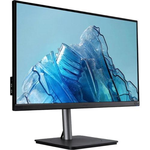 Монитор/ ACER Vero CB243YGbemipruzx 23.8'', ZeroFrame, Black, PCR 85%+OBP 5%, 16:9, IPS, 1920x1080, 1 / 4 (GTG)ms, 300cd, 120Hz, 1xHDMI(1.4) + 1xDP(1.2) + 1xType-C(90W) + SPK + Audio out + USB3.2x3 + USB-B (2up 3down) + RJ45, Speakers 2Wx2, sync: FreeSync