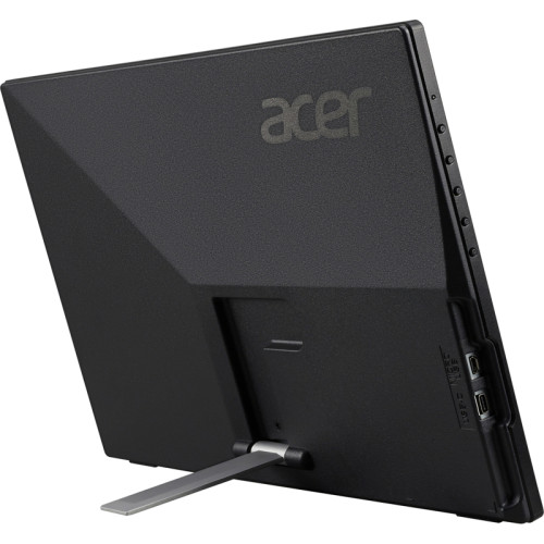 Монитор/ ACER PM161QBbmiuux 15,6'', Portable monitor, ZeroFrame, UltraThin Black, 16:9, IPS, 1920x1080, 4ms, 250cd, 60Hz, 1xMiniHDMI + 2xType-C(15W) + Audio Out, Speakers 1Wx2, sync FreeSync, HDR 10