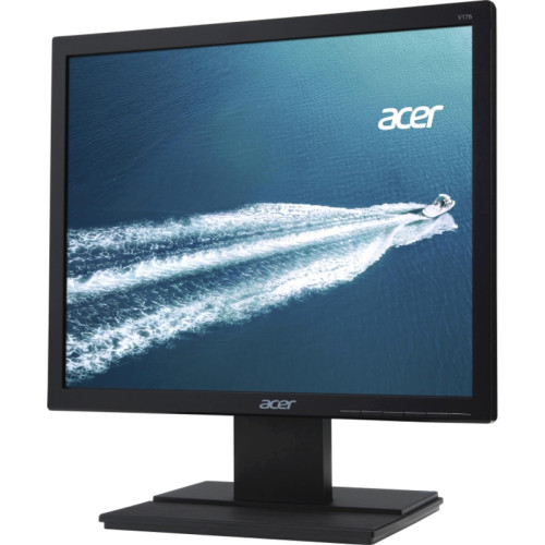 Монитор/ ACER V176Lbmi 17'', Black Matt, 5:4, TN, 1280x1024, 5 (GTG)ms, 250cd, 75Hz, 1xVGA + 1xHDMI(1.4) + SPK, Speakers 1Wx2, Vesa:100x100