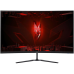 Монитор/ Acer ED320QUS3bmiipx 31,5'', ZeroFrame, Curved 1500R, Black, VA, 2560x1440, 1ms, 250cd, 180Hz, 2xHDMI(2.0), DP(1.4), Speakers 2Wx2, FreeSync, HDR 10, Vesa:100x100