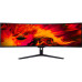 Монитор/ ACER EI491CRSBMIIIPHX 49'', ZeroFrame Yes, Curved 1800R Black, 32:9, VA, 3840x1080, 4ms, 400cd, 144Hz, 1xHDMI(2.0) + 2xHDMI(1.4) + 1xDP(1.2) + Audio Out, Speakers 3Wx2, sync: FreeSync Premium Pro, hdr: HDR 400, hadj 95