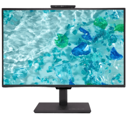 Монитор/ ACER B248YGbemiqprcuzx 23,8'', ZeroFrame, Black, PCR 85% + OBP 5%, 16:9, IPS, 1920x1080, 4ms, 300cd, 120Hz, 1xHDMI(2.0) + 1xDP(1.2) + 1xDP Out + Type-C(PD100W) + 1xDP Out + RJ45 + USB Hub(3.2) + USB-B(2up 3down) + Webcam + SPK + Audio Out, Speake