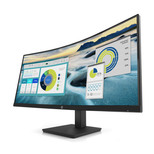 Монитор/ HP P34hc G4 WQHD Curved Monitor 34'' (3440 x 1440), VA, 178/178, 5мс, 250nit, DP/HDMI, 6USB, LT, 1y Монитор/ HP P34hc G4 WQHD Curved Monitor 34'' (3440 x 1440), VA, 178/178, 5мс, 250nit, DP/HDMI, 6USB, LT, 1y