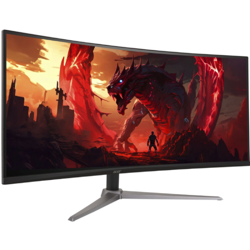 Монитор/ Acer  ED340CUHbmiipx 34'',  ZeroFrame, Curved 1500R Black, 21:9, VA, 3440x1440, 1 / 5ms, 250cd, 100Hz, 2xHDMI(2.0) + 1xDP(1.4) + Audio out, Speakers 2Wx2, sync: FreeSync, hdr: HDR 10