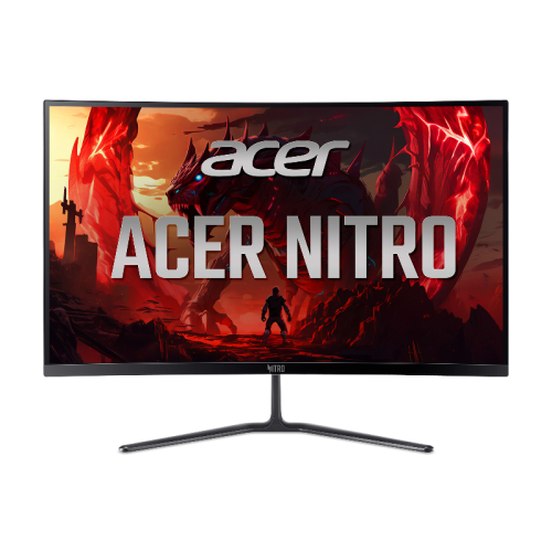 Монитор/ ACER Nitro ED270UX6bmiipx 27'', ZeroFrame, Curved 1500R, Black, 16:9, VA, 2560x1440, 1 / 0,5 (GTG, Min.)ms, 250cd, 220Hz, 2xHDMI(2.1) + 1xDP(1.4) + SPK + Audio Out, Speakers 2Wx2, sync: FreeSync Premium, hdr: HDR 10, Vesa:75x75