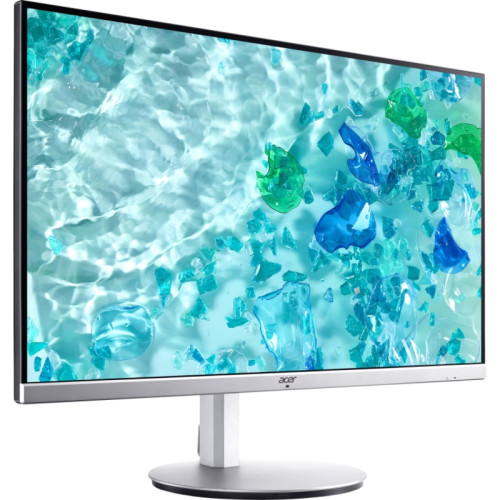 Монитор/ ACER Vero CB322QUEsmiiprx 31.5'', ZeroFrame, Silver, PCR 85% + OBP 5%, 16:9, IPS, 2560x1440, 1 (VRB)ms, 350cd, 100Hz, 2xHDMI(2.0) + 1xDP(1.2) + SPK + Audio Out, Speakers 2Wx2, sync: FreeSync, hdr: HDR 10, hadj 150, DE: Delta E<2, Vesa:100x100