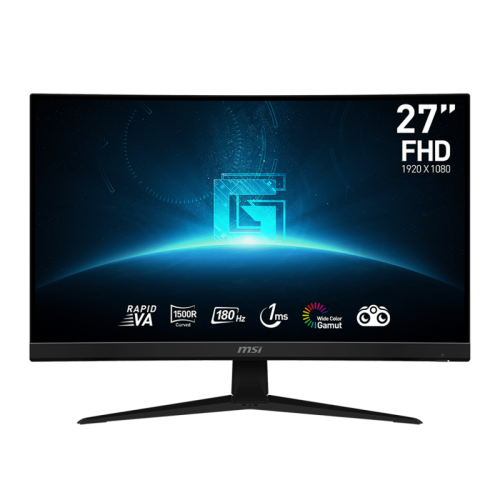 Монитор/ MSI G27C4 E3 27'' Curved 1920x1080, VA, 178/178, 4мс, 250nit, 3000:1, 180Hz, DP/2HDMI, T, Black