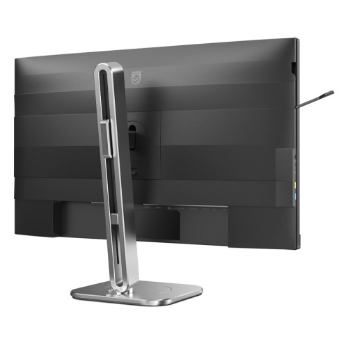 Монитор Philips 27B2U6903 27'', 3840x2160, IPS, 60hz, 80M:1, 350cd, 4ms, 2xHDMI 2.0, DP 1.4, 6xUSB 3.2, Type-C 90W, Speakers, RJ45, Thunderbolt, H. adj 150mm, pivot, VESA, 3Y, Black/ Philips 27B2U6903 27'', 3840x2160, IPS, 60hz, 80M:1, 350cd, 4ms, 2xHDMI 