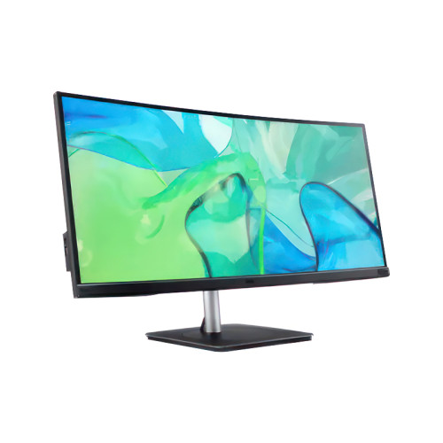 Монитор/ ACER CB343CURbemiiphuzx 34'', ZeroFrame, Curved 3800R Black, 21:9, IPS, 3440x1440, 4ms, 300cd, 60Hz, 2xHDMI(2.0) + 1xDP(1.2) + 1xType-C(90W) + Audio out + USB3.2x2(Gen2)+USB 3.2x1(Gen1)+USB-B (2up 3down), Speakers 7Wx2, sync FreeSync, HDR 10, H.A