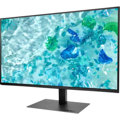 Монитор/ ACER Vero B277UGbemiqpruzx 27'', ZeroFrame, Black, PCR 85% + OBP 5%, 16:9, IPS, 2560x1440, 4 (GTG)ms, 350cd, 120Hz, 1xHDMI(2.0) + 1xDP(1.4) + 1xDP Out + 1xType-C(90W) + RJ45 + SPK + Audio out + 3x USB 3.2 + USB-B (2up 3down), Speakers 2Wx2, sync: