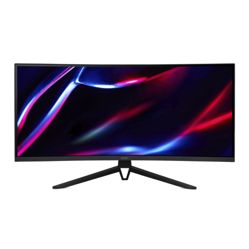 Монитор/ Acer ED343CURHbmiippx 34'',  ZeroFrame, Curved 1000R Black, 21:9, VA, 3440x1440, 1 / 4ms, 300cd, 100Hz, 2xHDMI(2.0) + 2xDP(1.2) + Audio out, Speakers 3Wx2, sync: FreeSync, hdr: HDR 10