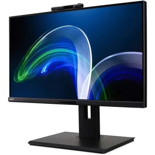 Монитор/ ACER B278UGbemiqprcuzx 27'',  ZeroFrame Yes, Black, 85% PCR, 5% OBP, 16:9, IPS, 2560x1440, 4ms, 350cd, 120Hz, 1xHDMI(2.0) + 1xDP(1.2) + 1xDPout + 1xType-C(100W) + 1xRJ45 + Audio out + USB3.2x3+USB-B(2up 3down) + Adj. Webcam 5M IR/Mic array, Speak