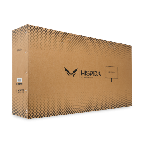 Монитор HISPIDA 27'' 2560x1440, OLED, 178/178, 0.03ms, 250nit, 1.5M:1, 280Hz, 2xDP 1.4/2xHDMI 2.1, noUSB-A, FreeSync, LowBlueLight, LTSP, ExtPWR, VESA 100x100, Black, 1y